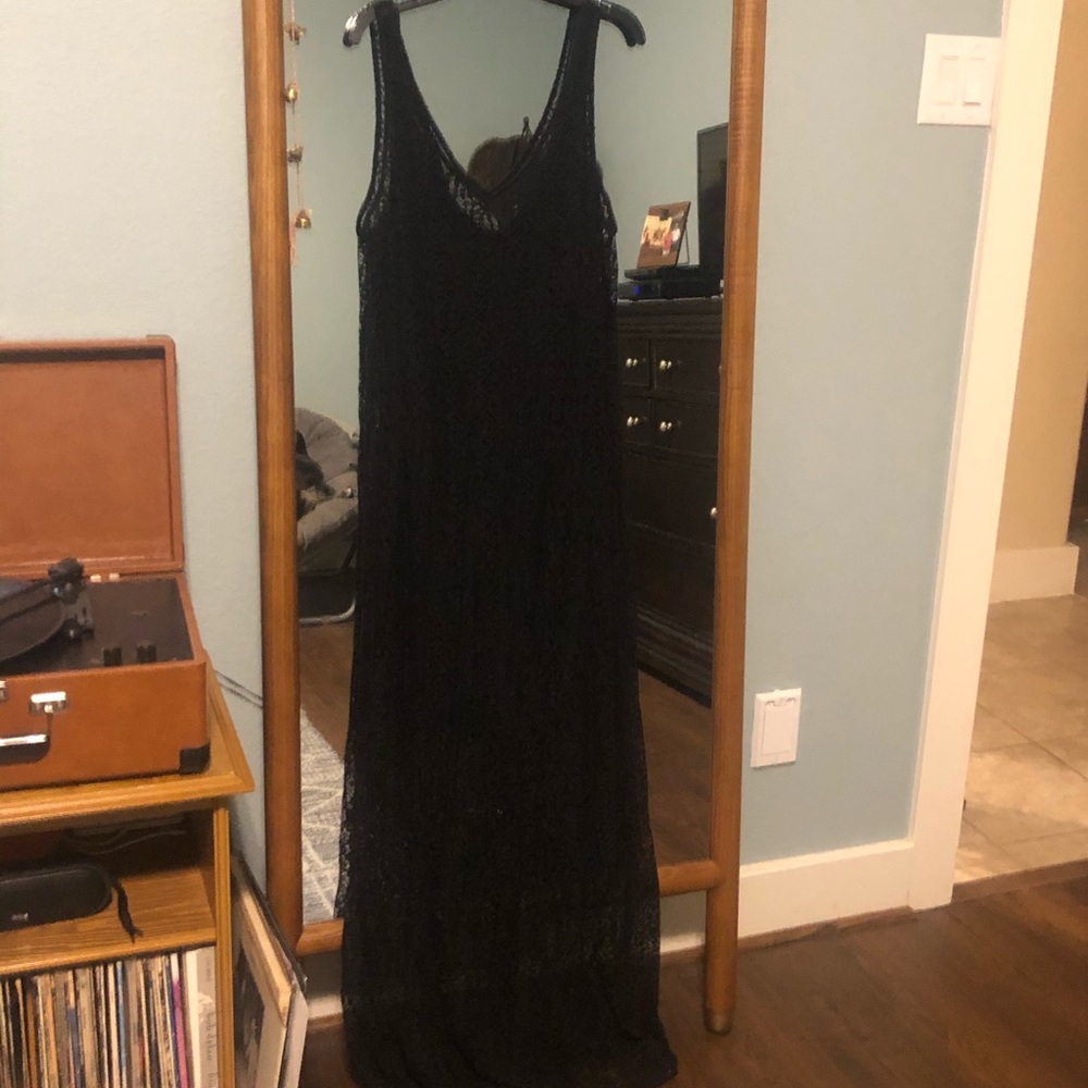 Tildon Black Lace Dress
